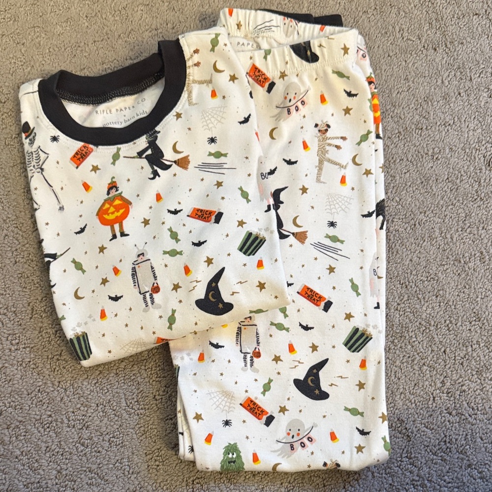 Rifle Paper x Pottery Barn Halloween Pajama Set